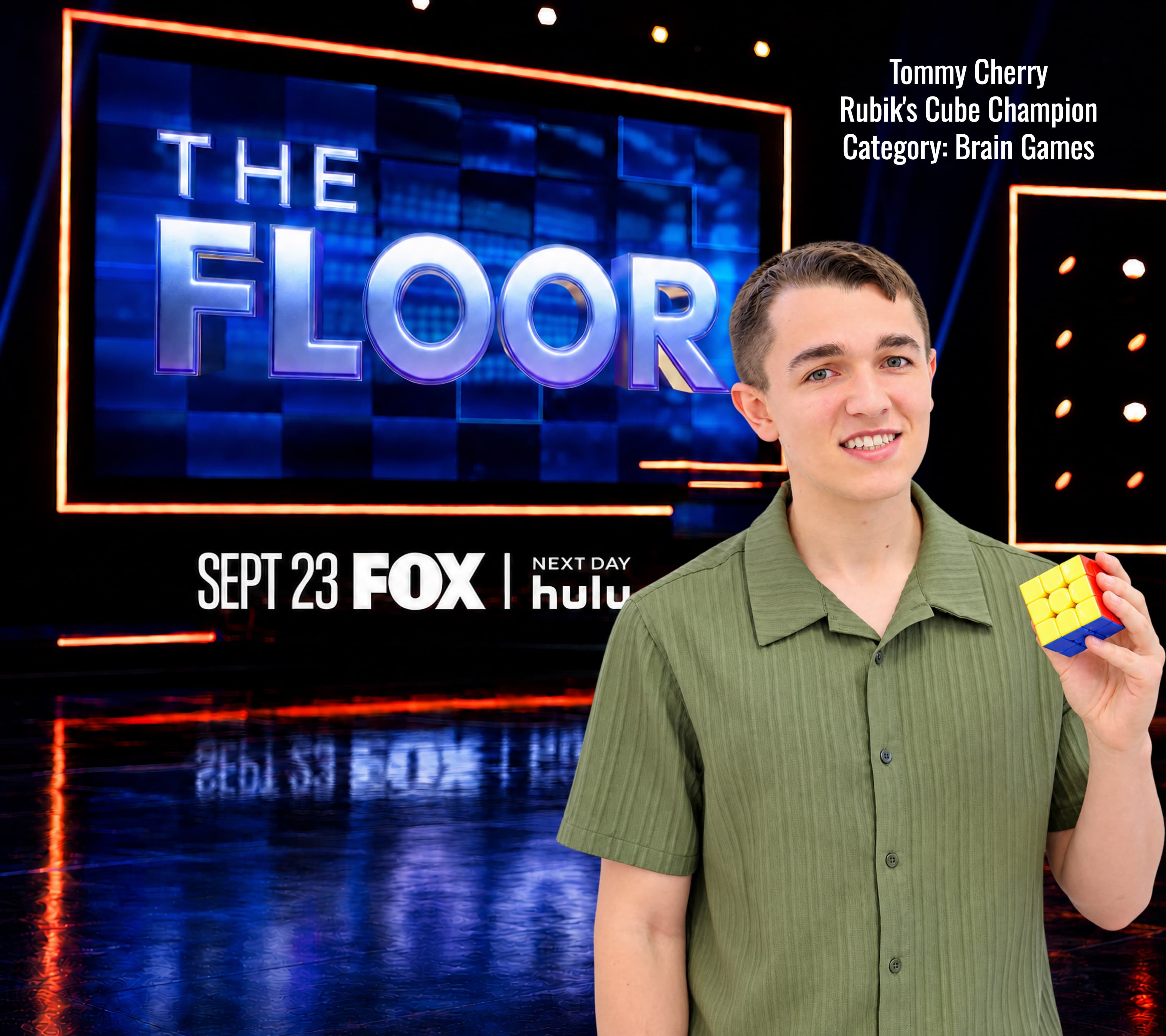 Tommy Cherry in a promotional image for The Floor